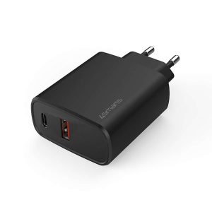 4S DUAL snellader 25W ZWART