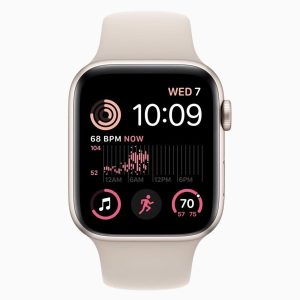 Apple Watch SE (2022) 40mm Aluminum Starlight Wifi White Sport Band - A-grade