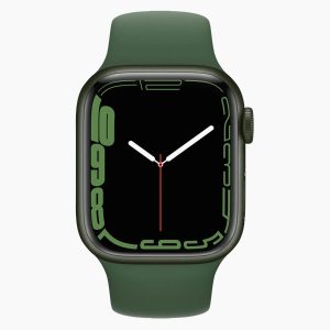 Apple Watch Series 7 45mm Aluminum Green Wifi Black Sport Band - A-grade