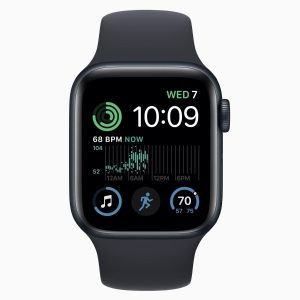 Apple Watch SE (2022) 44mm Aluminum Black Wifi Black Sport Band - A-grade