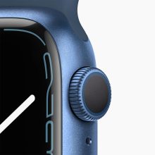 Apple Watch Series 7 45mm Aluminum Blue Wifi Blue Sport Band - A-grade - Afbeelding 3
