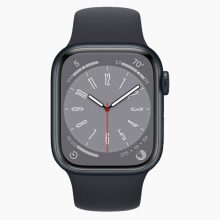 Apple Watch Series 8 45mm Aluminum Black Wifi Black Sport Band - A-grade
